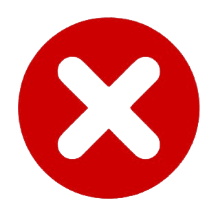 red X icon